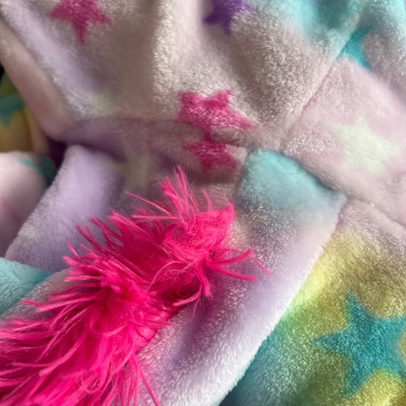 LIKE NEW Rainbow Unicorn Onesie - Picture 5 of 5